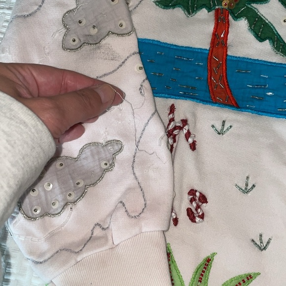 Sequined sea theme sweatshirt. - Picture 4 of 6